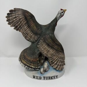 Wild Turkey Bourbon Whiskey Empty Bottle 1983 LE Porcelain Decanter No 1